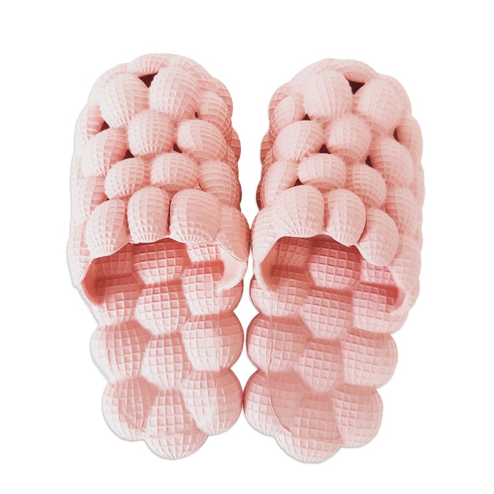 Bubble Slide Sandals Womens‎ 8-8.5 Pink Massage Cloud Spa Slides Barbiecore